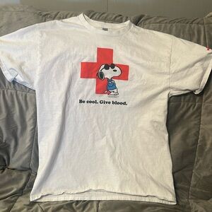 American Red Cross snoopy shirt